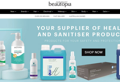 beautopia澳大利亚美发护肤用品海淘网站